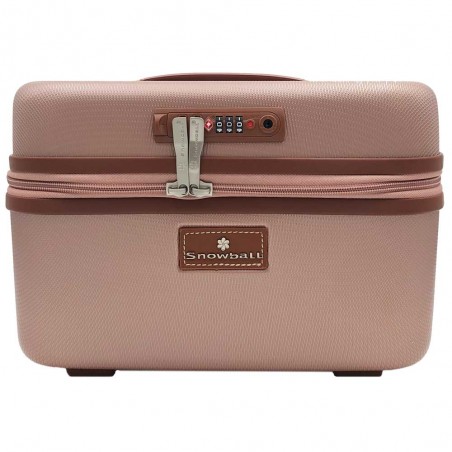 Vanity case SNOWBALL "Champs Elysées" rose gold | Beauty case femme style élégant et sécurisé