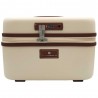 SNOWBALL | Vanity case "Champs Elysées" milky | Beauty case rigide sécurisé élégant coloris beige marron SNOWBALL | Vanity case "Champs Elysées" milky | Beauty case rigide sécurisé élégant coloris beige marron