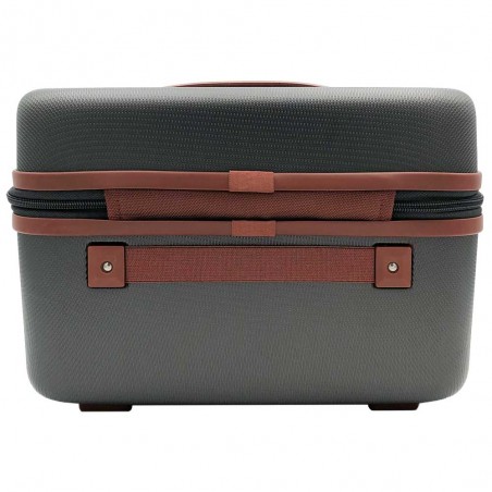 SNOWBALL | Vanity case "Champs Elysées" anthracite | Beauty case rigide sécurisé élégant coloris gris foncé SNOWBALL | Vanity case "Champs Elysées" anthracite | Beauty case rigide sécurisé élégant coloris gris foncé