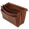 Cartable en cuir 4 soufflets KATANA marron | Serviette porte-documents grand format professionnel qualité pas cher Cartable en cuir 4 soufflets KATANA marron | Serviette porte-documents grand format professionnel qualité pas cher