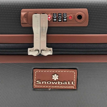 SNOWBALL | Vanity case "Champs Elysées" anthracite | Beauty case rigide sécurisé élégant coloris gris foncé SNOWBALL | Vanity case "Champs Elysées" anthracite | Beauty case rigide sécurisé élégant coloris gris foncé