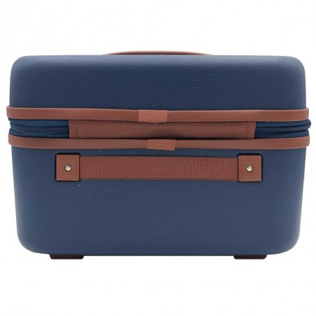 SNOWBALL | Vanity case "Champs Elysées" marine | Beauty case rigide sécurisé élégant coloris bleu marine
