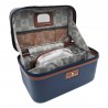 SNOWBALL | Vanity case "Champs Elysées" marine | Beauty case rigide sécurisé élégant coloris bleu marine SNOWBALL | Vanity case "Champs Elysées" marine | Beauty case rigide sécurisé élégant coloris bleu marine