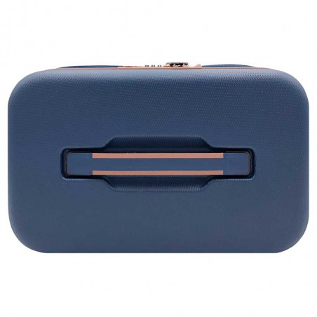 SNOWBALL | Vanity case "Champs Elysées" marine | Beauty case rigide sécurisé élégant coloris bleu marine