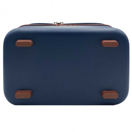SNOWBALL | Vanity case "Champs Elysées" marine | Beauty case rigide sécurisé élégant coloris bleu marine