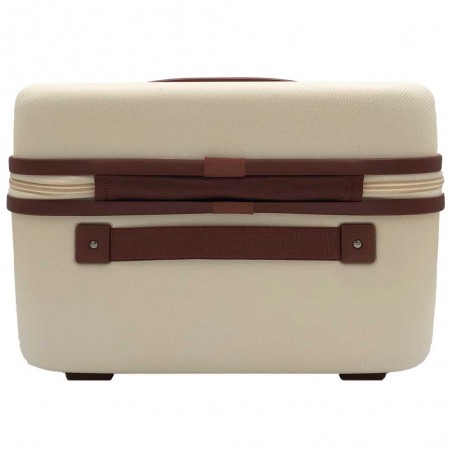 SNOWBALL | Vanity case "Champs Elysées" milky | Beauty case rigide sécurisé élégant coloris beige marron SNOWBALL | Vanity case "Champs Elysées" milky | Beauty case rigide sécurisé élégant coloris beige marron