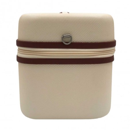 SNOWBALL | Vanity case "Champs Elysées" milky | Beauty case rigide sécurisé élégant coloris beige marron SNOWBALL | Vanity case "Champs Elysées" milky | Beauty case rigide sécurisé élégant coloris beige marron