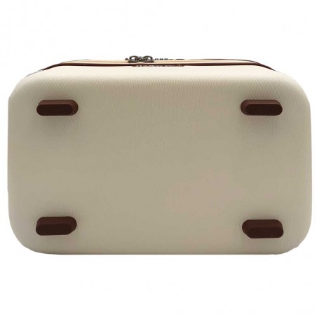 SNOWBALL | Vanity case "Champs Elysées" milky | Beauty case rigide sécurisé élégant coloris beige marron SNOWBALL | Vanity case "Champs Elysées" milky | Beauty case rigide sécurisé élégant coloris beige marron