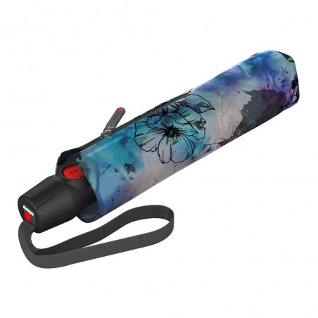 KNIRPS | Parapluie pliant "T200 Medium Duomatic" aquarius | Parapluie femme ouverture fermeture automatique solide KNIRPS | Parapluie pliant "T200 Medium Duomatic" aquarius | Parapluie femme ouverture fermeture automatique solide