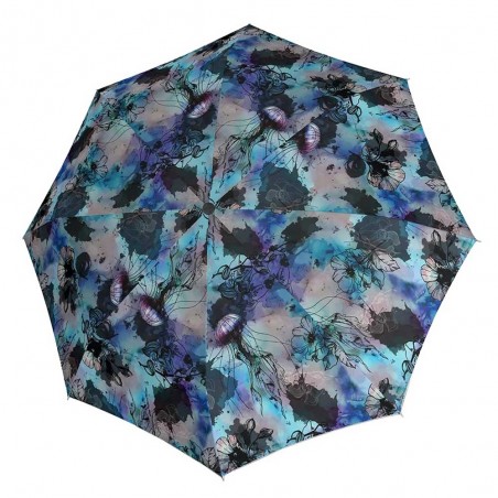 KNIRPS | Parapluie pliant "T200 Medium Duomatic" aquarius | Parapluie femme ouverture fermeture automatique solide KNIRPS | Parapluie pliant "T200 Medium Duomatic" aquarius | Parapluie femme ouverture fermeture automatique solide