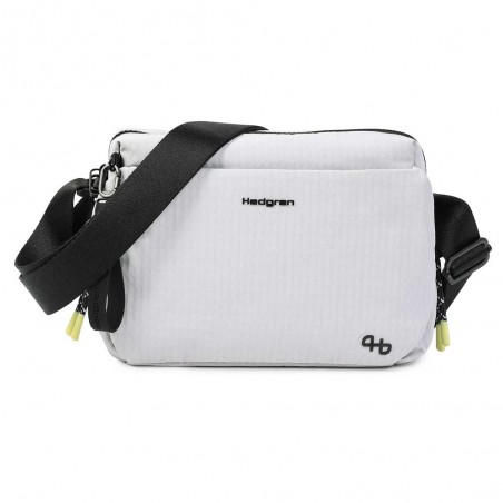 HEDGREN | Sac bandoulière "Kosho" gris clair | Sac femme porté croisé léger design urbain haute qualité
