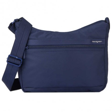 HEDGREN | Sac bandoulière "Harper's" S bleu marine | Sac femme porté croisé ultra léger design épuré pas cher