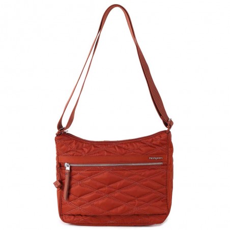 HEDGREN | Sac bandoulière "Harper's" S new quilt brandy brown | Sac femme porté croisé ultra léger design épuré pas cher HEDGREN | Sac bandoulière "Harper's" S new quilt brandy brown | Sac femme porté croisé ultra léger design épuré pas cher