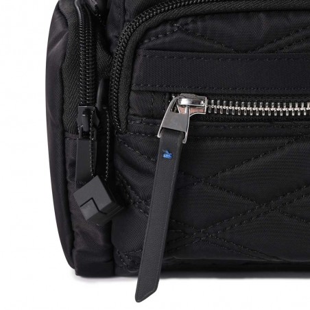 HEDGREN | Sac bandoulière "Emily" noir effet matelassé | Sac femme porté croisé léger avec poches design épuré haute qualité HEDGREN | Sac bandoulière "Emily" noir effet matelassé | Sac femme porté croisé léger avec poches design épuré haute qualité