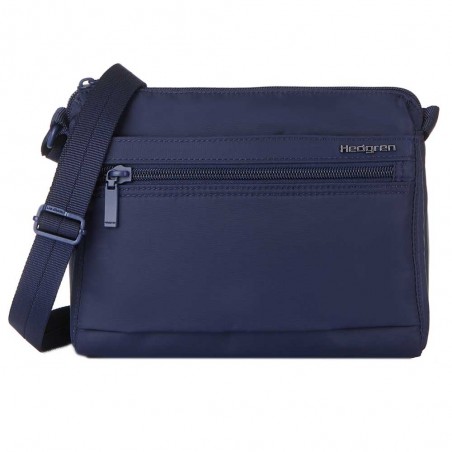HEDGREN | Sac bandoulière "Eye" bleu marine | Sac femme porté croisé léger avec poches design épuré haute qualité HEDGREN | Sac bandoulière "Eye" bleu marine | Sac femme porté croisé léger avec poches design épuré haute qualité