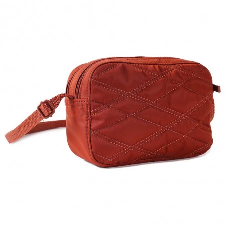 HEDGREN | Sac bandoulière "Maia" rouille effet matelassé | Sac femme mini format léger sécurisé haute qualité design épuré HEDGREN | Sac bandoulière "Maia" rouille effet matelassé | Sac femme mini format léger sécurisé haute qualité design épuré
