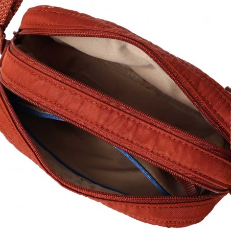 HEDGREN | Sac bandoulière "Maia" rouille effet matelassé | Sac femme mini format léger sécurisé haute qualité design épuré HEDGREN | Sac bandoulière "Maia" rouille effet matelassé | Sac femme mini format léger sécurisé haute qualité design épuré