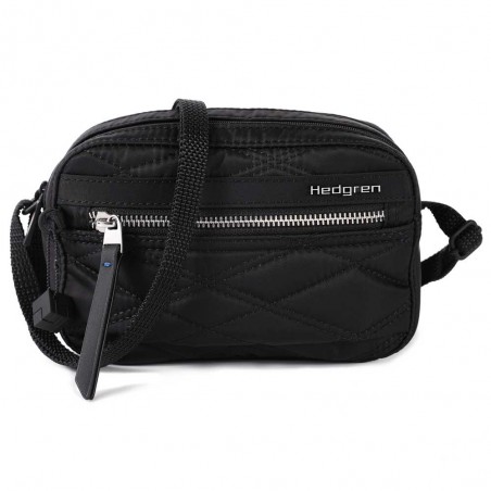 HEDGREN | Sac bandoulière "Maia" noir effet matelassé | Sac femme mini format léger sécurisé haute qualité design épuré HEDGREN | Sac bandoulière "Maia" noir effet matelassé | Sac femme mini format léger sécurisé haute qualité design épuré