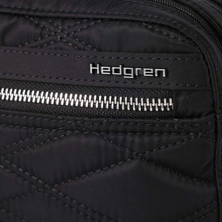 HEDGREN | Sac bandoulière "Maia" noir effet matelassé | Sac femme mini format léger sécurisé haute qualité design épuré HEDGREN | Sac bandoulière "Maia" noir effet matelassé | Sac femme mini format léger sécurisé haute qualité design épuré