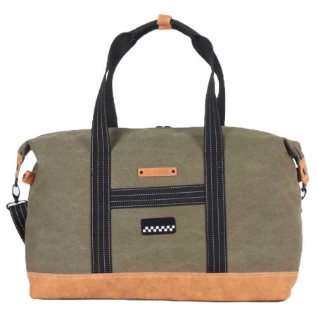 24H LE MANS | Sac de voyage "Légende" vert kaki | Bagage homme course auto produit officiel 24H LE MANS | Sac de voyage "Légende" vert kaki | Bagage homme course auto produit officiel