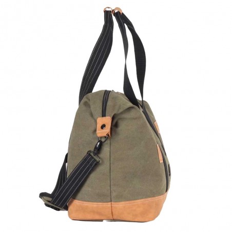 24H LE MANS | Sac de voyage "Légende" vert kaki | Bagage homme course auto produit officiel 24H LE MANS | Sac de voyage "Légende" vert kaki | Bagage homme course auto produit officiel