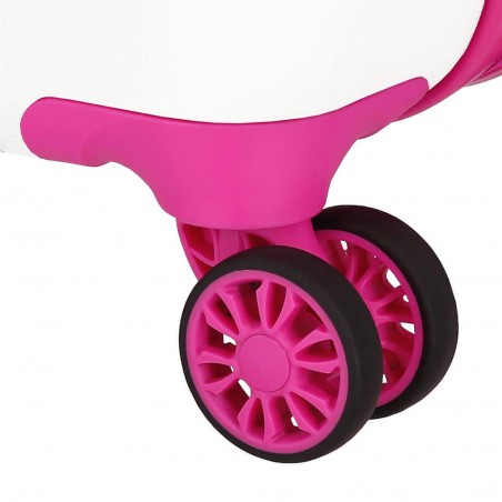 Valise enfant Hello Kitty "Girl Gang" blanc | Petit bagage fille 50cm vol low cost pas cher Valise enfant Hello Kitty "Girl Gang" blanc | Petit bagage fille 50cm vol low cost pas cher