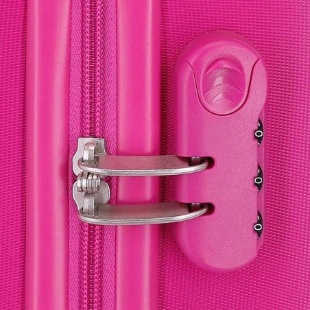 DISNEY | Valise enfant Minnie "Enjoy" rose fuchsia | Bagage cabine fille pas cher DISNEY | Valise enfant Minnie "Enjoy" rose fuchsia | Bagage cabine fille pas cher