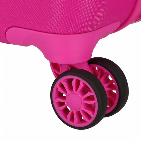 DISNEY | Valise enfant Minnie "Enjoy" rose fuchsia | Bagage cabine fille pas cher DISNEY | Valise enfant Minnie "Enjoy" rose fuchsia | Bagage cabine fille pas cher