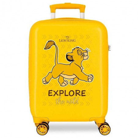 DISNEY | Valise enfant Le Roi Lion "Explore the wild" jaune | Bagage cabine garçon pas cher DISNEY | Valise enfant Le Roi Lion "Explore the wild" jaune | Bagage cabine garçon pas cher