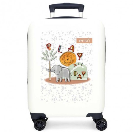 ENSO | Valise enfant "Play all day" blanc | Bagage cabine garçon pas cher ENSO | Valise enfant "Play all day" blanc | Bagage cabine garçon pas cher