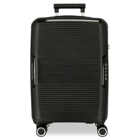 MOVOM | Valise cabine "Inari" noir | Bagage petite taille 4 roues polypropylène sécurisé pas cher MOVOM | Valise cabine "Inari" noir | Bagage petite taille 4 roues polypropylène sécurisé pas cher