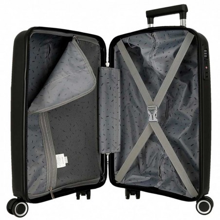 MOVOM | Valise cabine "Inari" noir | Bagage petite taille 4 roues polypropylène sécurisé pas cher MOVOM | Valise cabine "Inari" noir | Bagage petite taille 4 roues polypropylène sécurisé pas cher