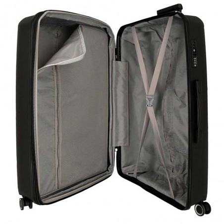 MOVOM | Valise soute 68cm extensible "Inari" noir | Bagage taille moyenne pas cher MOVOM | Valise soute 68cm extensible "Inari" noir | Bagage taille moyenne pas cher
