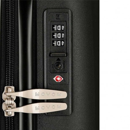 MOVOM | Valise soute 68cm extensible "Inari" noir | Bagage taille moyenne pas cher MOVOM | Valise soute 68cm extensible "Inari" noir | Bagage taille moyenne pas cher