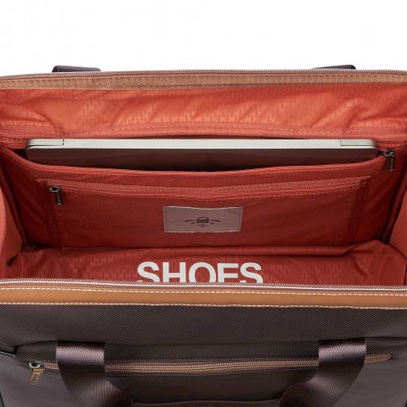 DELSEY | Sac week-end "Chatelet Air 2.0" marron | Sac de voyage cabine femme design iconique blanc meilleur prix DELSEY | Sac week-end "Chatelet Air 2.0" marron | Sac de voyage cabine femme design iconique blanc meilleur prix