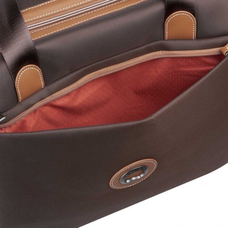 DELSEY | Sac week-end "Chatelet Air 2.0" marron | Sac de voyage cabine femme design iconique blanc meilleur prix DELSEY | Sac week-end "Chatelet Air 2.0" marron | Sac de voyage cabine femme design iconique blanc meilleur prix