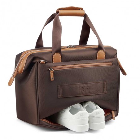 DELSEY | Sac week-end "Chatelet Air 2.0" marron | Sac de voyage cabine femme design iconique blanc meilleur prix DELSEY | Sac week-end "Chatelet Air 2.0" marron | Sac de voyage cabine femme design iconique blanc meilleur prix