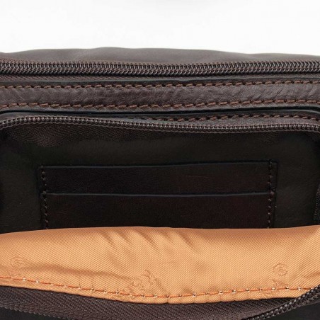 Katana | Sac banane homme en cuir marron chocolat | Sacoche ceinture grand format style classique pas cher Katana | Sac banane homme en cuir marron chocolat | Sacoche ceinture grand format style classique pas cher