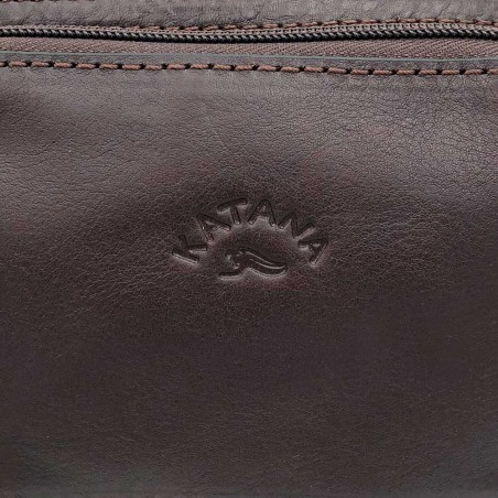 Katana | Sac banane homme en cuir marron chocolat | Sacoche ceinture grand format style classique pas cher Katana | Sac banane homme en cuir marron chocolat | Sacoche ceinture grand format style classique pas cher
