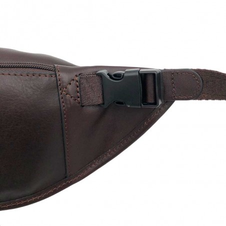 Katana | Sac banane homme en cuir marron chocolat | Sacoche ceinture grand format style classique pas cher Katana | Sac banane homme en cuir marron chocolat | Sacoche ceinture grand format style classique pas cher