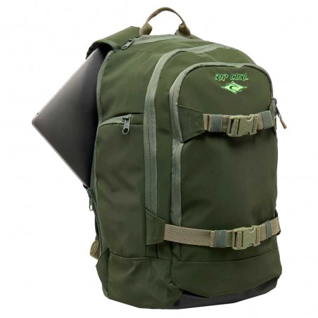 RIP CURL | Sac à dos F-Light Posse 33L Transient dark olive | Sac à dos homme toile enduite imperméable pas cher RIP CURL | Sac à dos F-Light Posse 33L Transient dark olive | Sac à dos homme toile enduite imperméable pas cher
