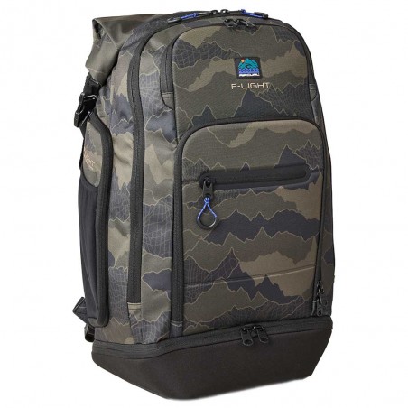 RIP CURL | Sac à dos F-Light Surf 45L Search imprimé black/olive | Sac à dos surfeur grand volume compartiment étanche