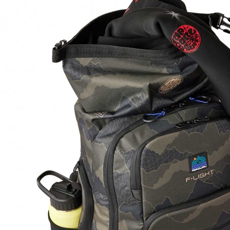 RIP CURL | Sac à dos F-Light Surf 45L Search imprimé black/olive | Sac à dos surfeur grand volume compartiment étanche