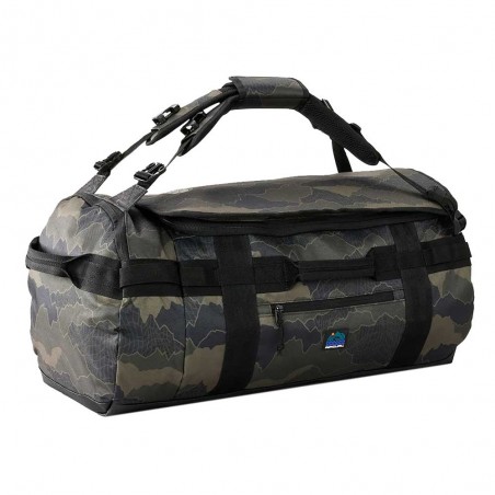 RIP CURL | Sac de voyage "Search Duffle" 45L black/olive | Sac convertible avec bretelles et compartiment étanche pour surfeur RIP CURL | Sac de voyage "Search Duffle" 45L black/olive | Sac convertible avec bretelles et compartiment étanche pour surfeur