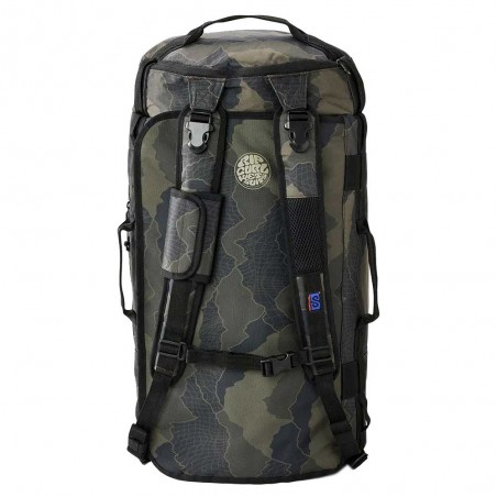 RIP CURL | Sac de voyage "Search Duffle" 45L black/olive | Sac convertible avec bretelles et compartiment étanche pour surfeur RIP CURL | Sac de voyage "Search Duffle" 45L black/olive | Sac convertible avec bretelles et compartiment étanche pour surfeur