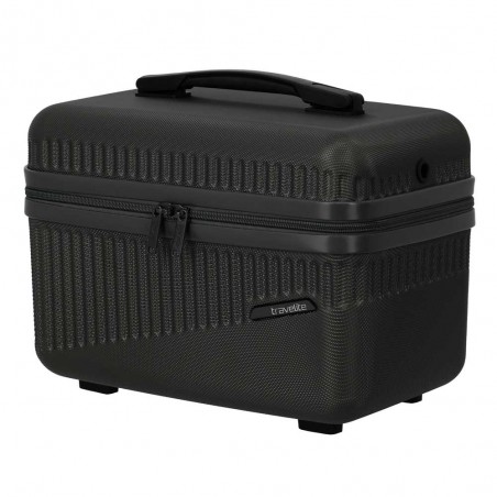TRAVELITE | Vanity case rigide "Bali" noir | Beauty case cosmétique femme robuste pas cher TRAVELITE | Vanity case rigide "Bali" noir | Beauty case cosmétique femme robuste pas cher