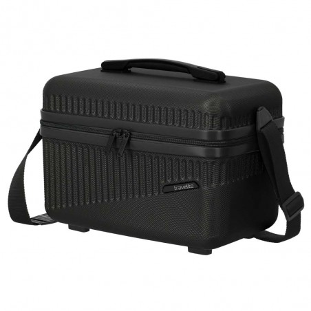 TRAVELITE | Vanity case rigide "Bali" noir | Beauty case cosmétique femme robuste pas cher TRAVELITE | Vanity case rigide "Bali" noir | Beauty case cosmétique femme robuste pas cher