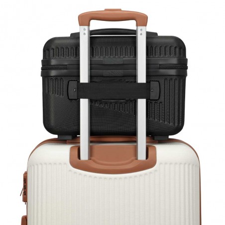 TRAVELITE | Vanity case rigide "Bali" noir | Beauty case cosmétique femme robuste pas cher TRAVELITE | Vanity case rigide "Bali" noir | Beauty case cosmétique femme robuste pas cher