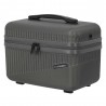 TRAVELITE | Vanity case rigide "Bali" gris anthracite | Beauty case cosmétique femme robuste pas cher TRAVELITE | Vanity case rigide "Bali" gris anthracite | Beauty case cosmétique femme robuste pas cher