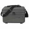 TRAVELITE | Vanity case rigide "Bali" gris anthracite | Beauty case cosmétique femme robuste pas cher TRAVELITE | Vanity case rigide "Bali" gris anthracite | Beauty case cosmétique femme robuste pas cher